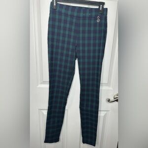 🛸Tommy Hilfiger green and blue plaid pants🛸